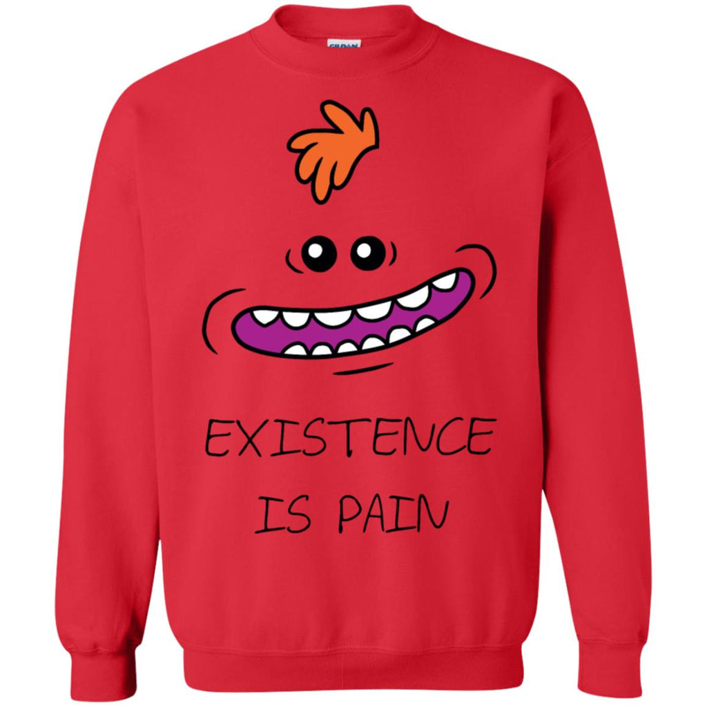Rick And Morty Mr Meeseeks Existence Is Pain Unisex Crewneck Pullover Sweatshirt
