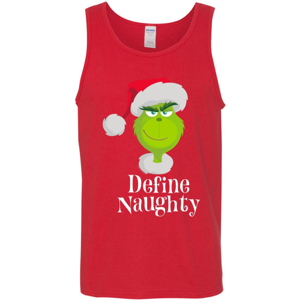 Dr. Seuss The Grinch Naughty Grinch Christmas Men Tank Top