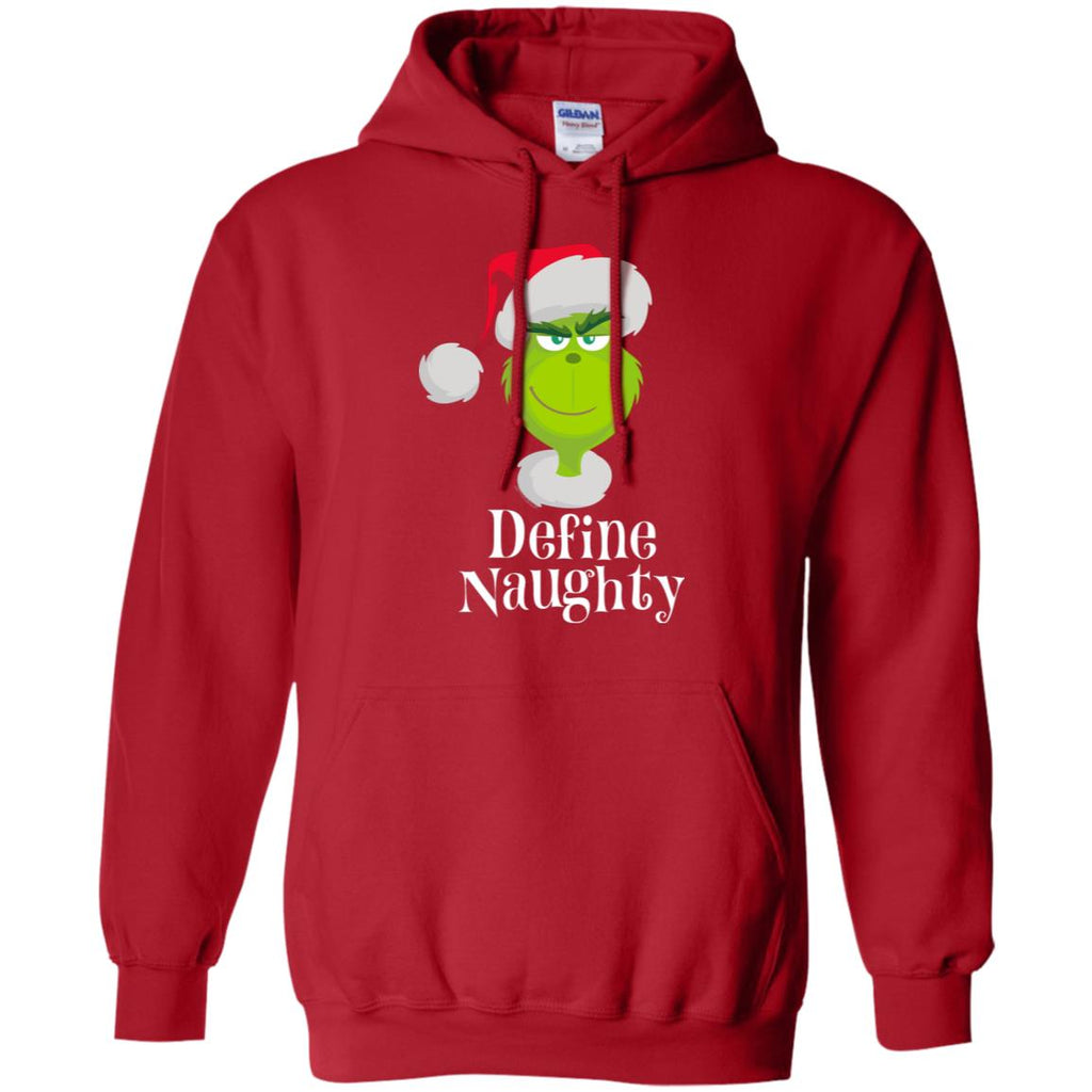Dr. Seuss The Grinch Naughty Grinch Christmas Men Pullover Hoodie