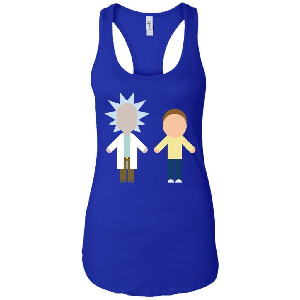 Rick And Morty Chibi Style Women Tank