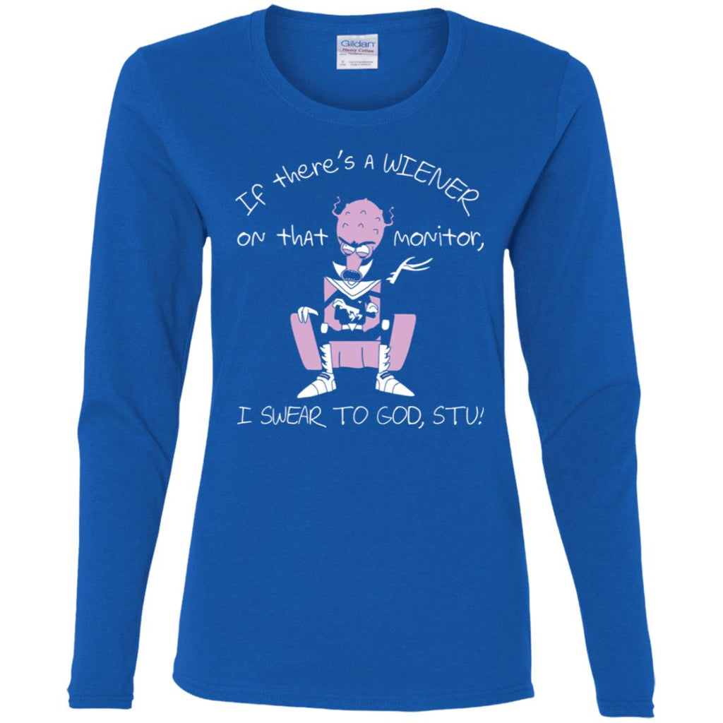Rick And Morty If There's A Wiener Women Long Sleeve Shirt