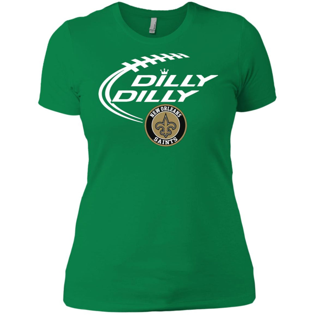 Dilly Dilly New Orleans Saints Nfl Football Women T-Shirt