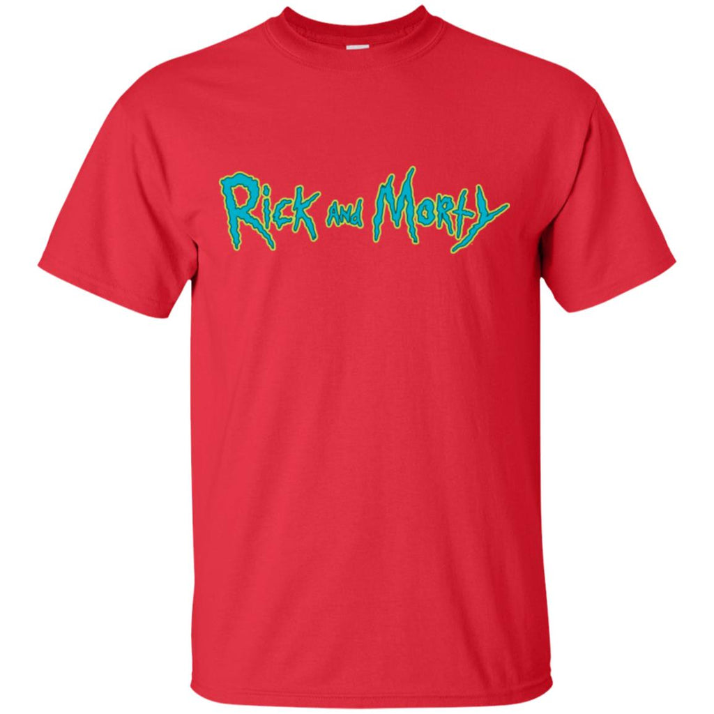 Rick And Morty Title Typography Men T-Shirt