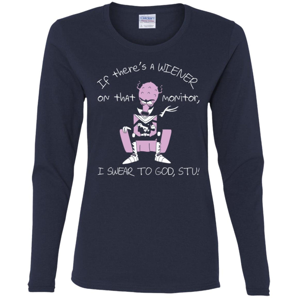 Rick And Morty If There's A Wiener Women Long Sleeve Shirt