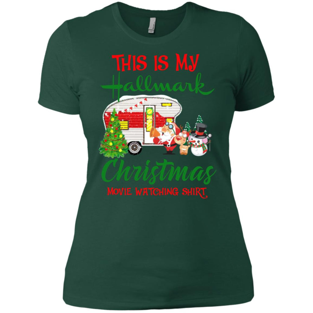 This Is My Hallmark Christmas Movie Watching Women T-Shirt