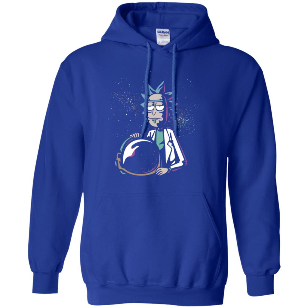 Rick And Morty Astronaut Helmet Men Pullover Hoodie