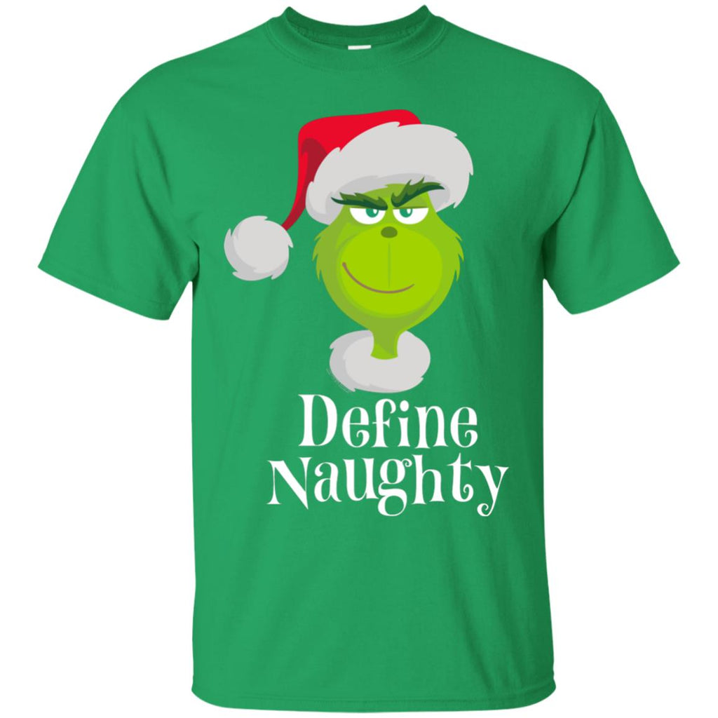 Dr. Seuss The Grinch Naughty Grinch Christmas Men T-Shirt