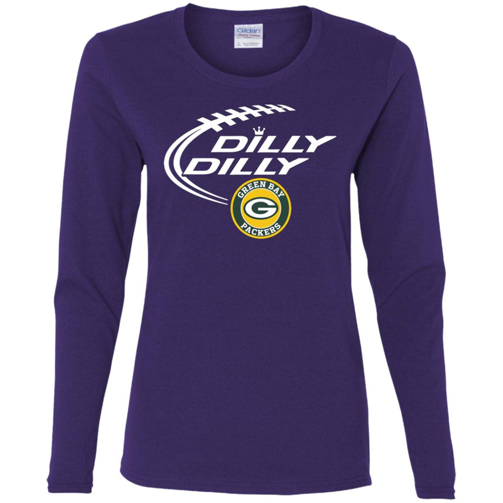 Dilly Dilly Green Bay Packers Nfl Football Women Long Sleeve Shirt