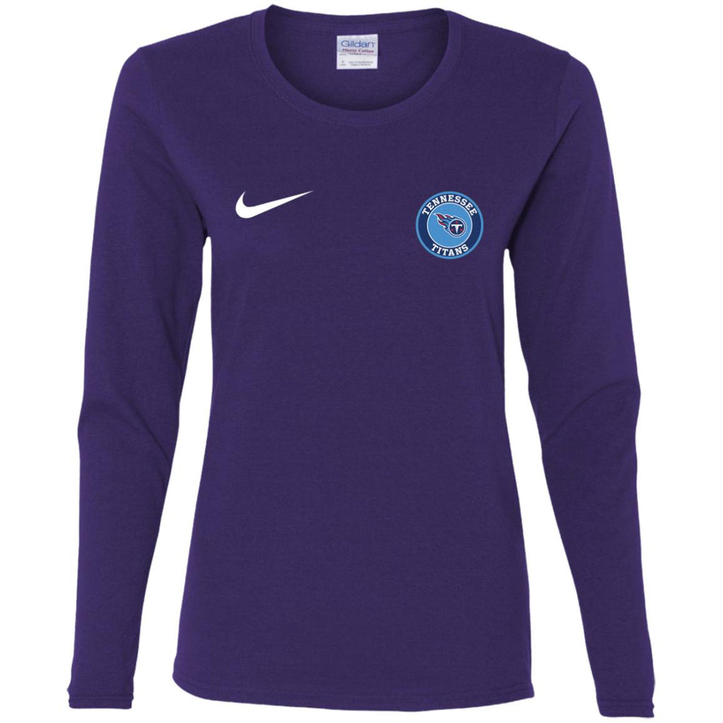 Nike Tennessee Titans Nfl Football Women Long Sleeve Shirt