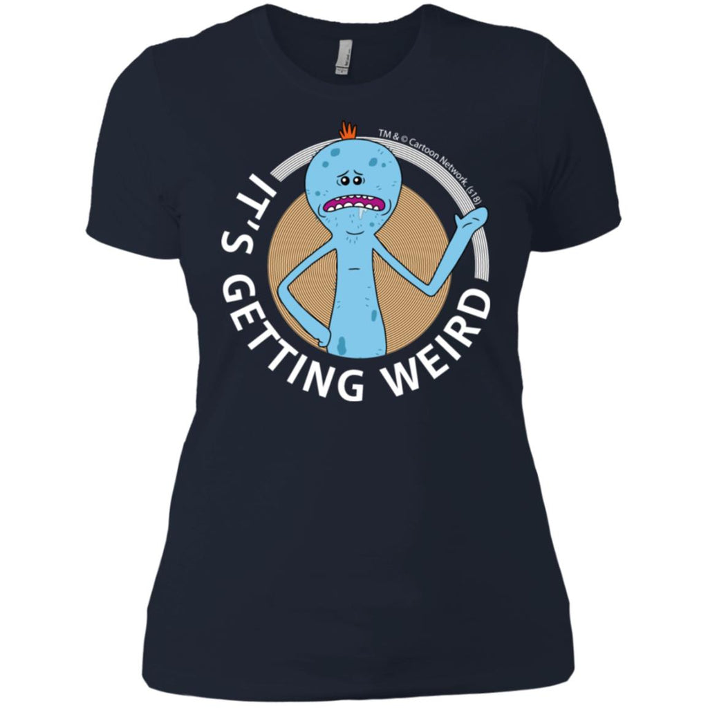 Rick And Morty Mr Meeseeks It's Getting Weird Mug Women T-Shirt