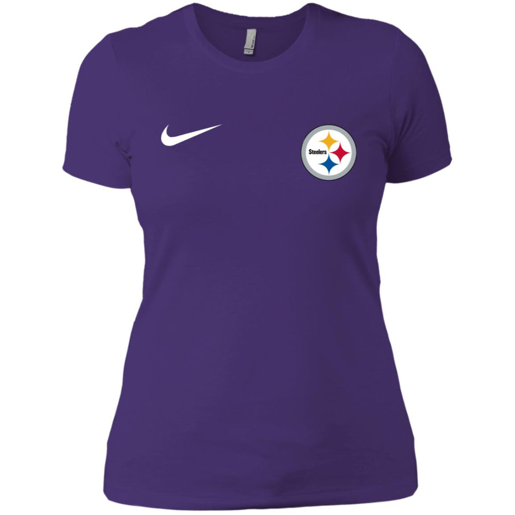 Nike Pittsburgh Steelers Logo Nfl Football Women T-Shirt