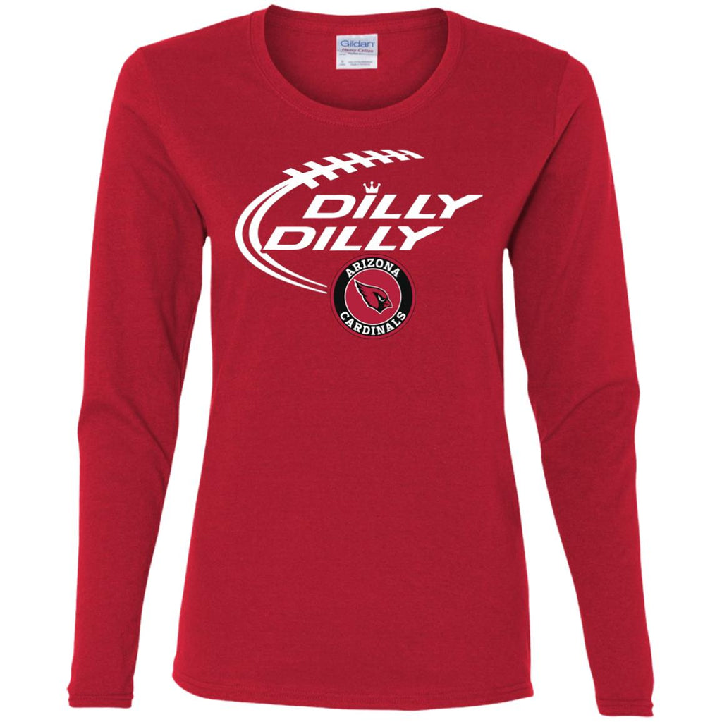Dilly Dilly Arizona Cardinals Nfl Football Women Long Sleeve Shirt