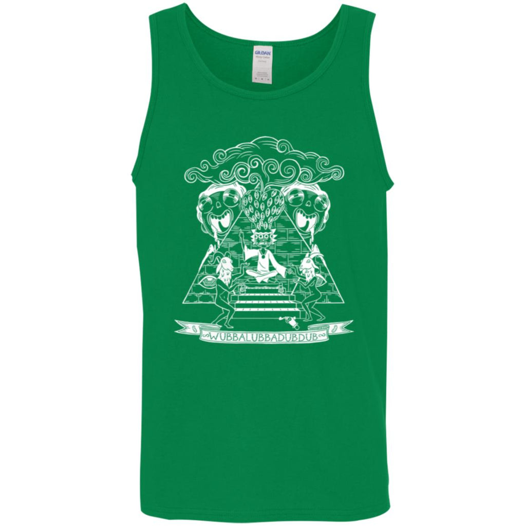 Rick And Morty Wubba Lubba Dub Dub Pyramid Men Tank Top