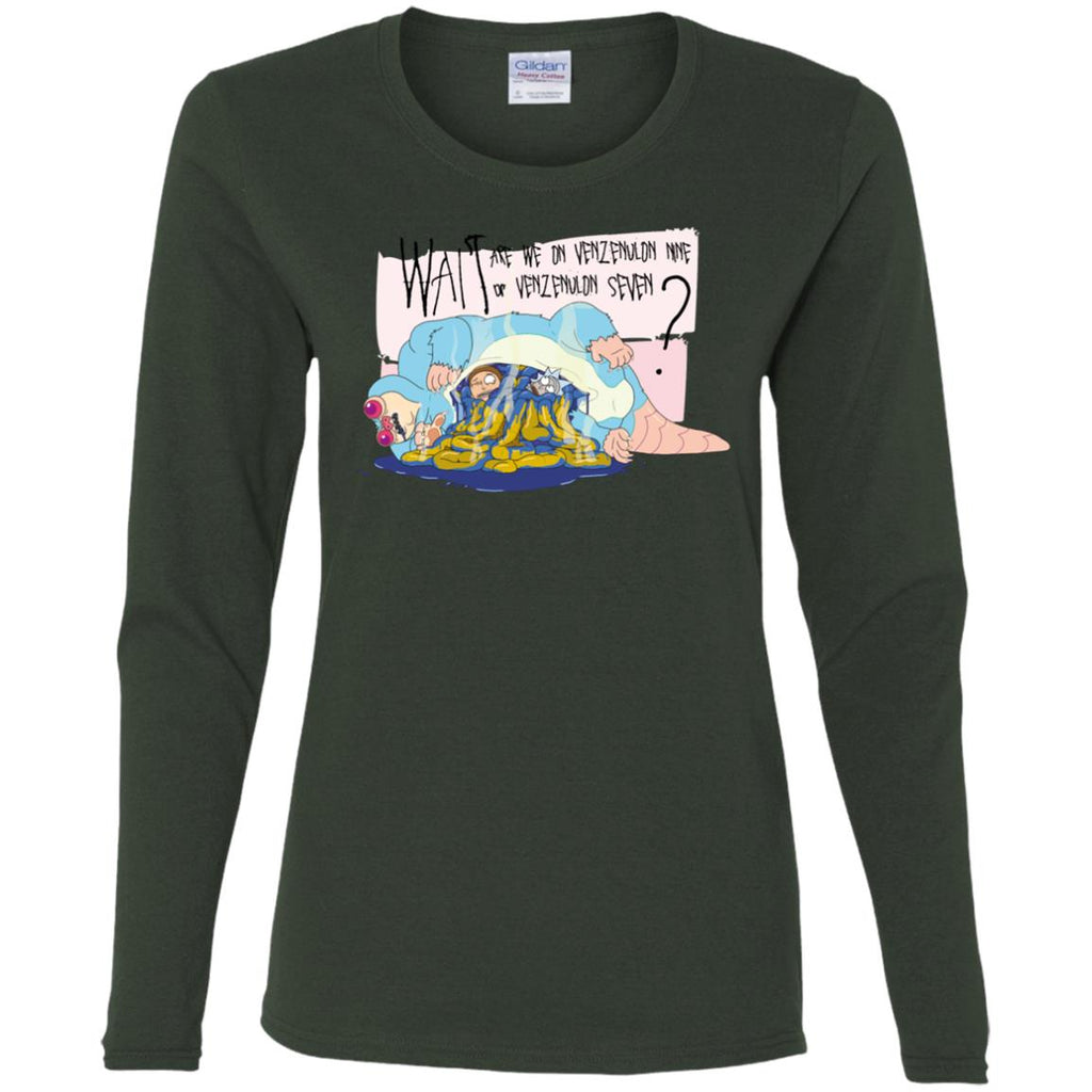 Ricky And Morty Which Venzenulon Are We On Women Long Sleeve Shirt