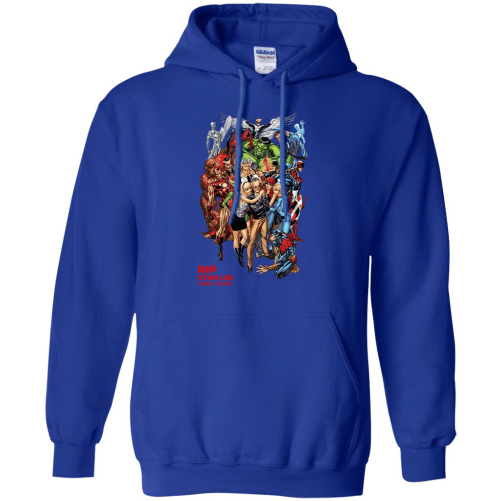 Rip Stan Lee Father Of Super Heroes Men Pullover Hoodie