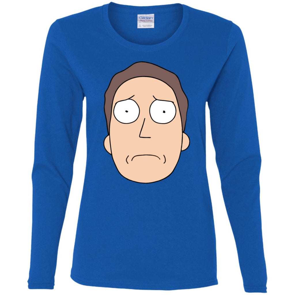 Rick And Morty Jerry Smith Women Long Sleeve Shirt