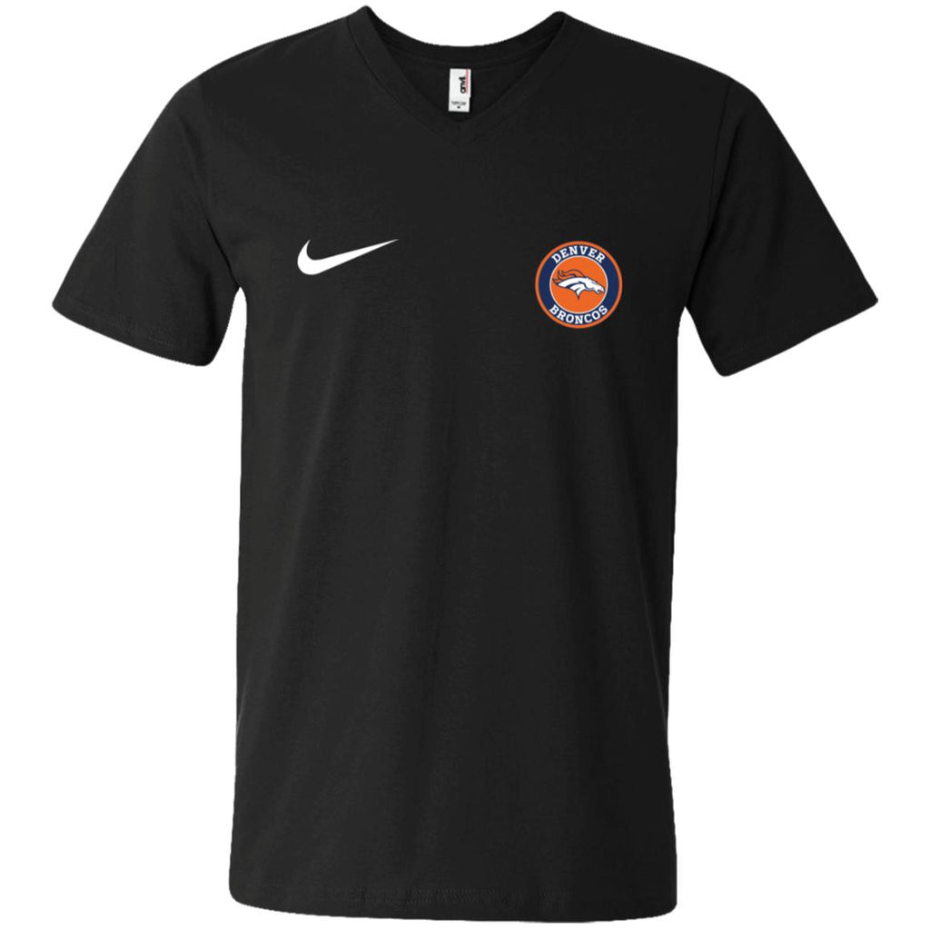 Nike Denver Broncos Nfl Football Men V-Neck T-Shirt