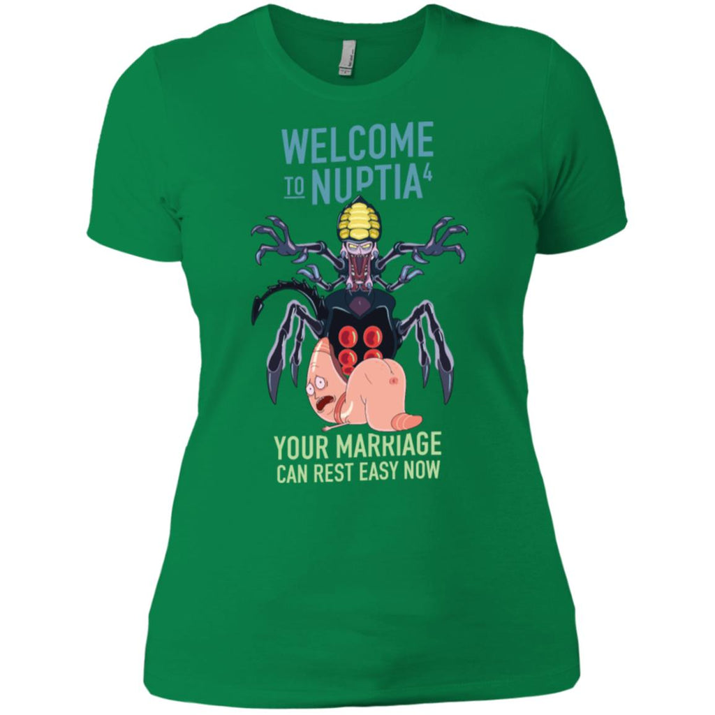 Rick And Morty Welcome To Nuptia Women T-Shirt