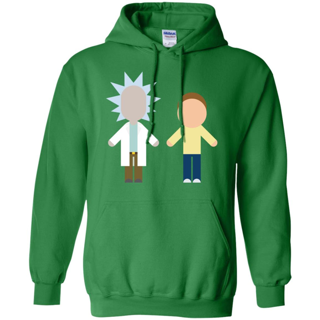 Rick And Morty Chibi Style Men Pullover Hoodie