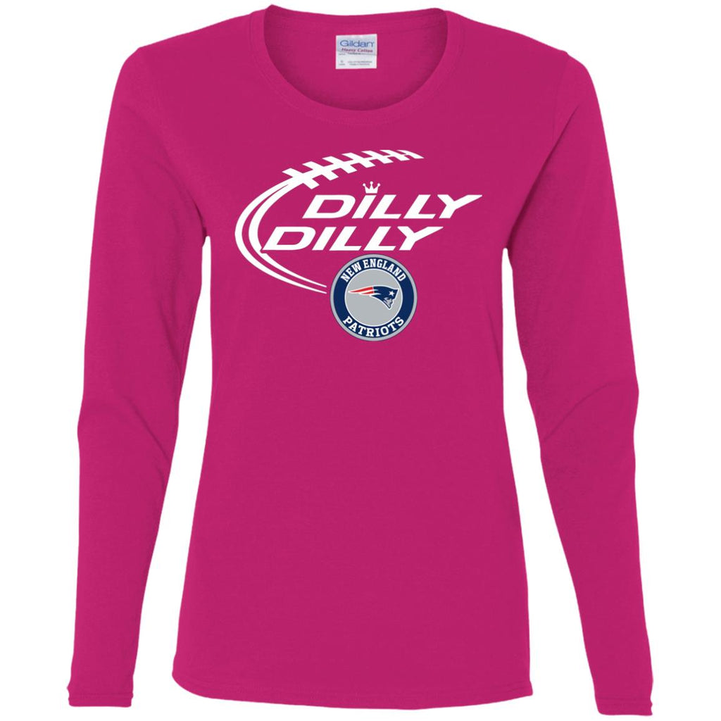 Dilly Dilly New England Patriots Nfl Football Women Long Sleeve Shirt
