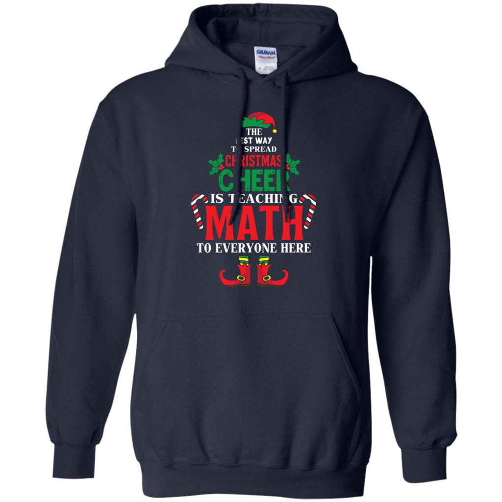Christmas Cheer Is Teaching Math Men Pullover Hoodie