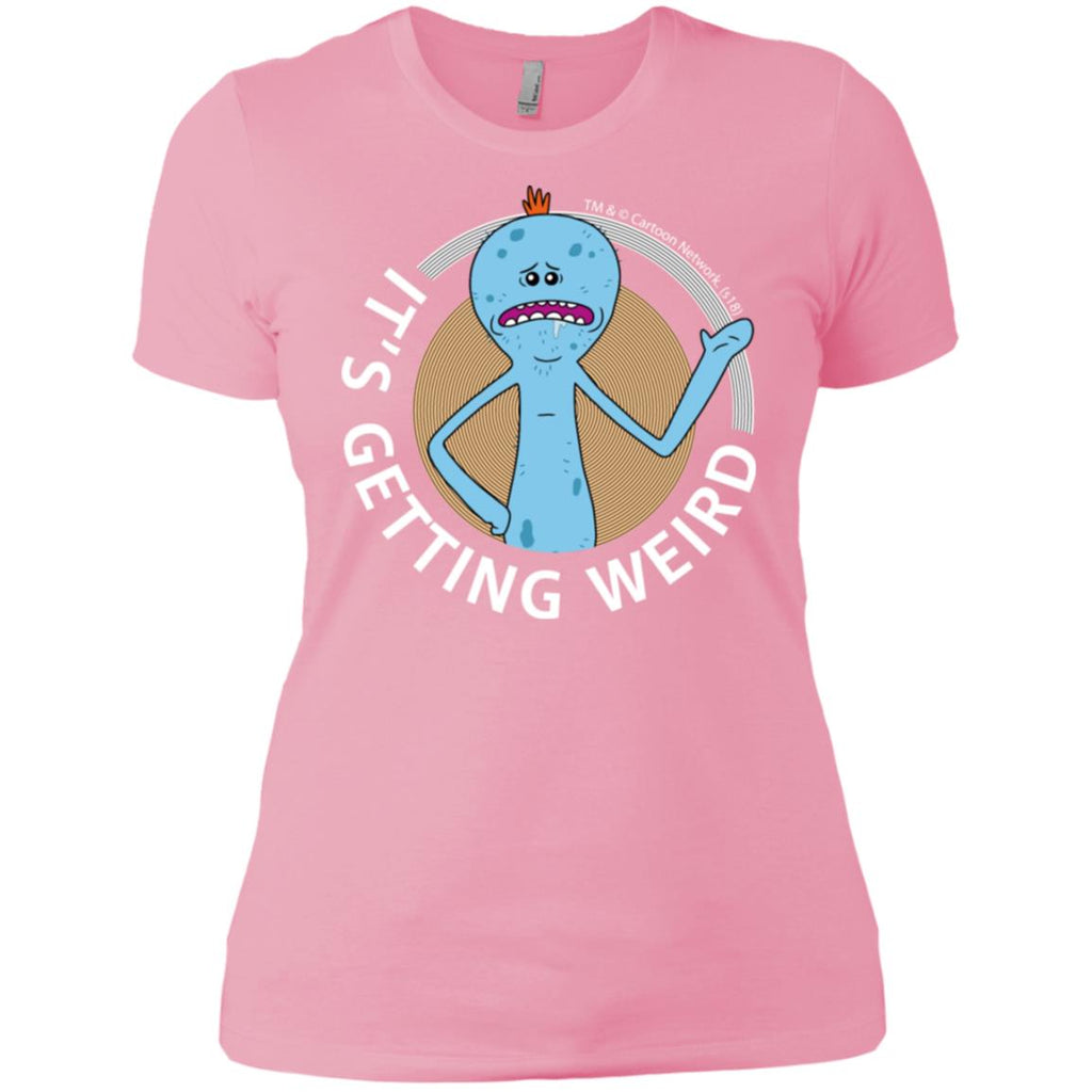 Rick And Morty Mr Meeseeks It's Getting Weird Mug Women T-Shirt