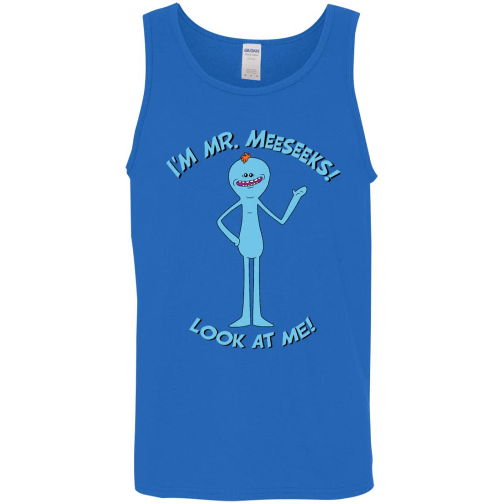 Rick And Morty Mr Meeseeks Look At Me Quote Men Tank Top