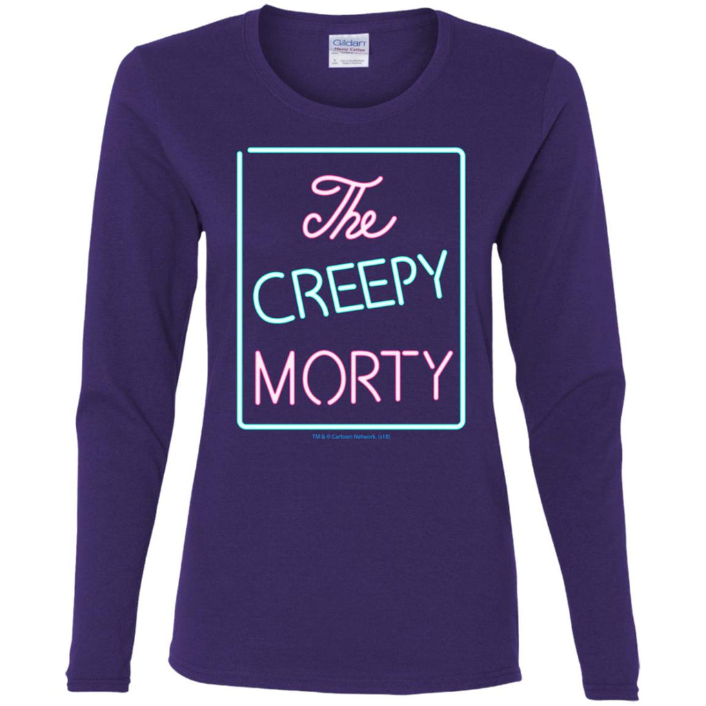Rick And Morty The Creepy Morty Women Long Sleeve Shirt