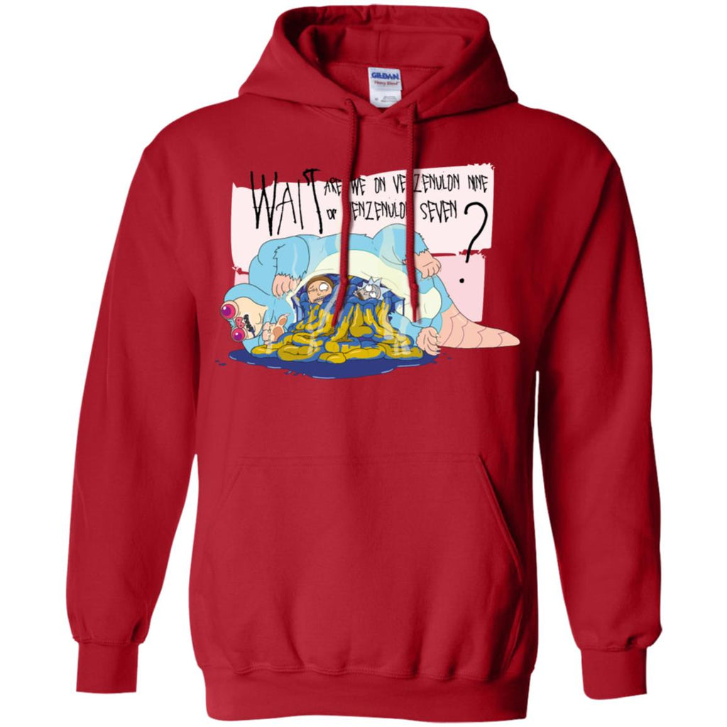 Ricky And Morty Which Venzenulon Are We On Men Pullover Hoodie
