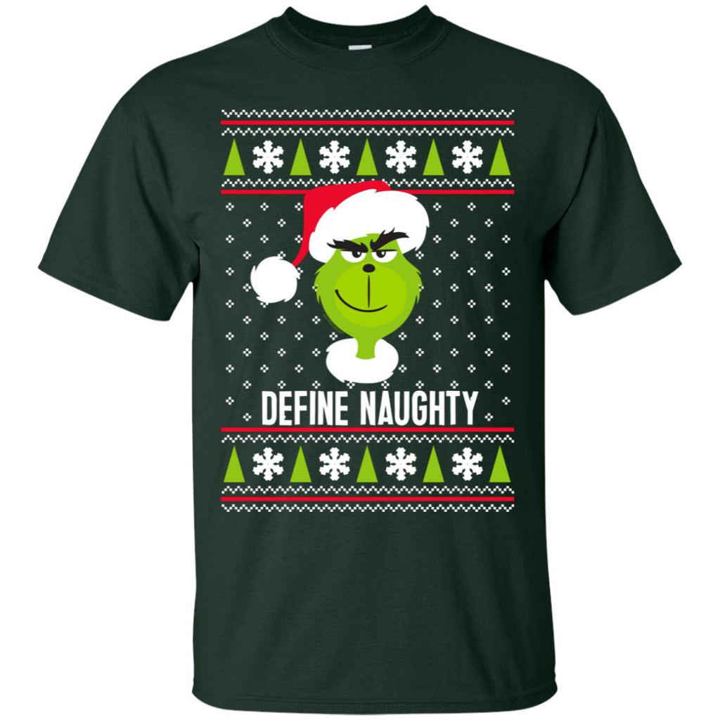 Dr. Seuss The Grinch Naughty Grinch Christmas Sweatshirt Men T-Shirt