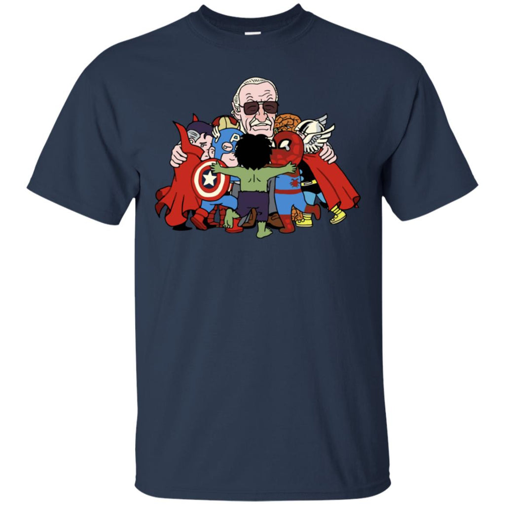 Stan Lee Shirt - Father Of Super Heroes Men T-Shirt