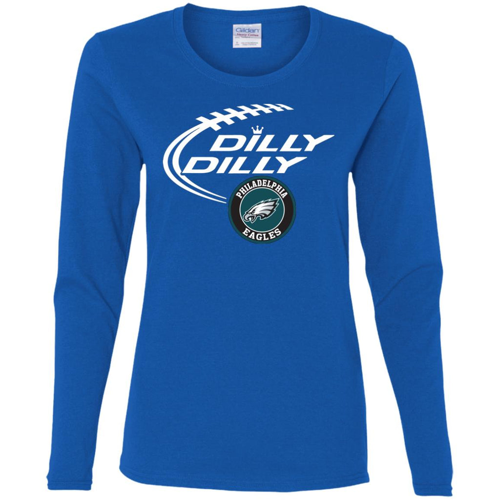 Dilly Dilly Philadelphia Eagles Nfl Football Women Long Sleeve Shirt
