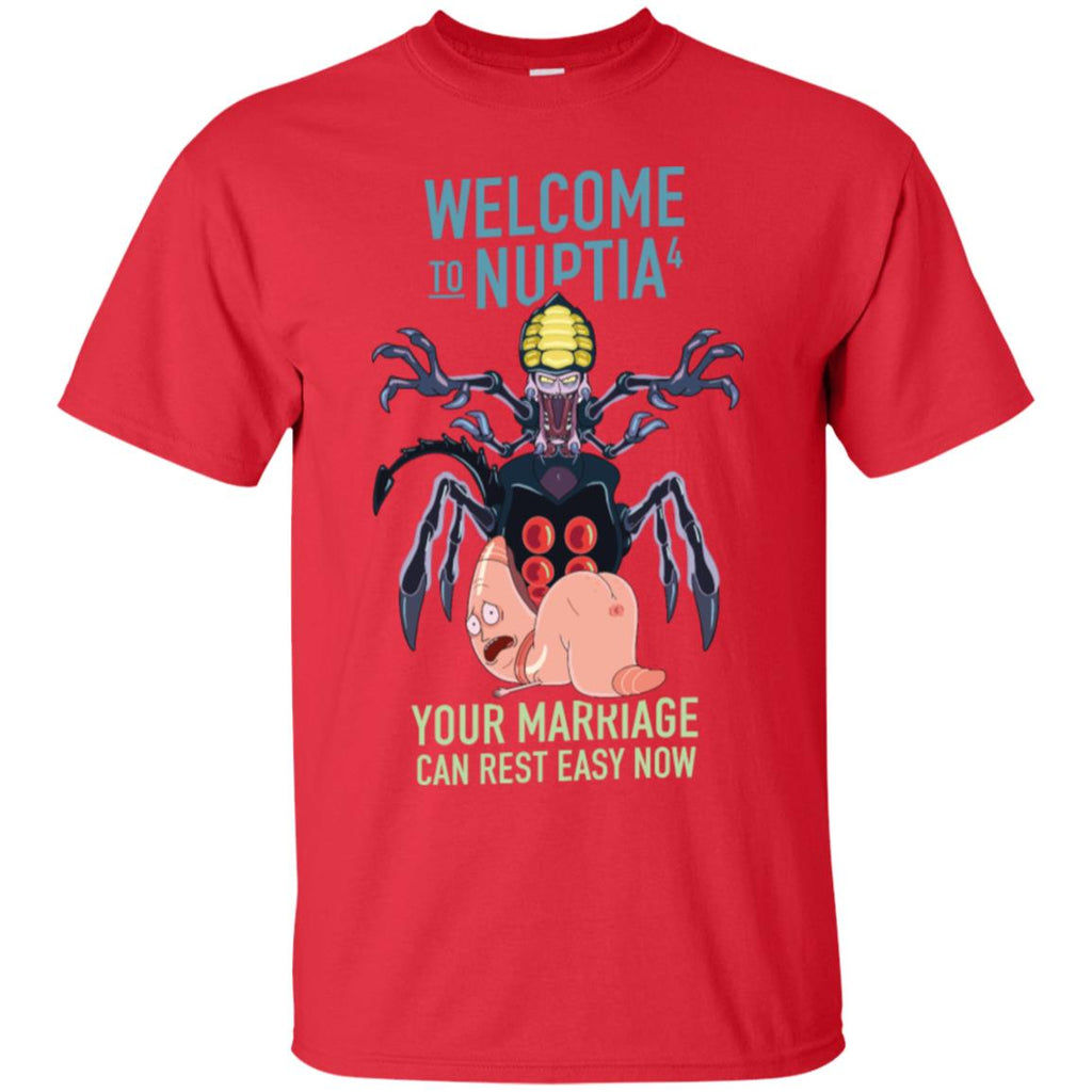 Rick And Morty Welcome To Nuptia Men T-Shirt