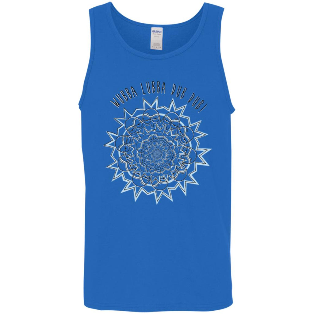 Rick And Morty Wubba Lubba Dub Dub Slogan Men Tank Top