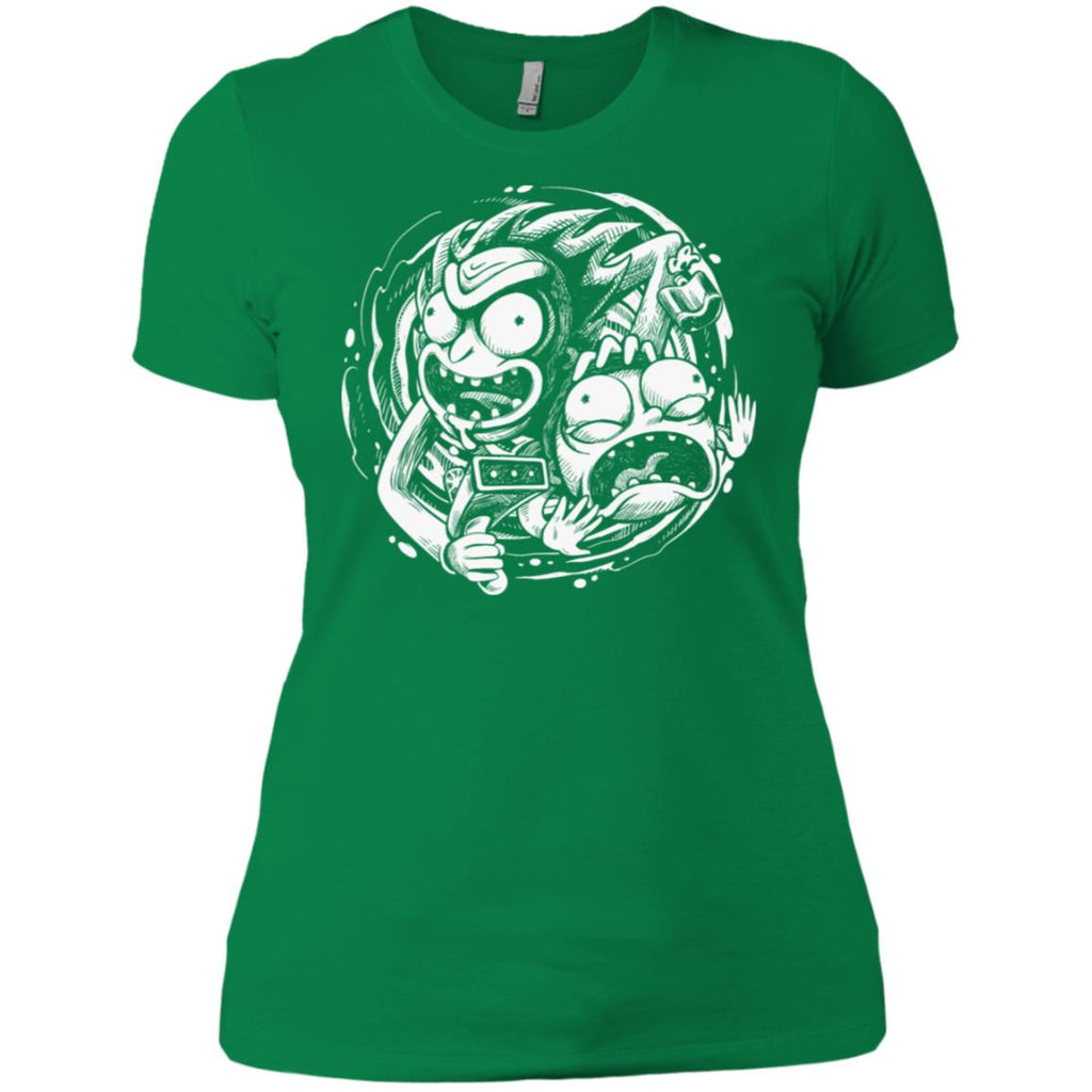 Rick And Morty Time Warp Travels Women T-Shirt