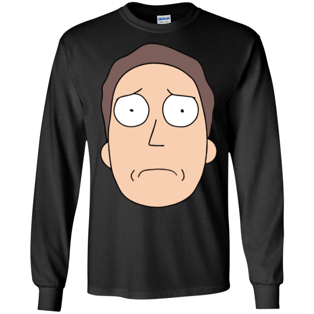Rick And Morty Jerry Smith Men Long SLeeve Shirt