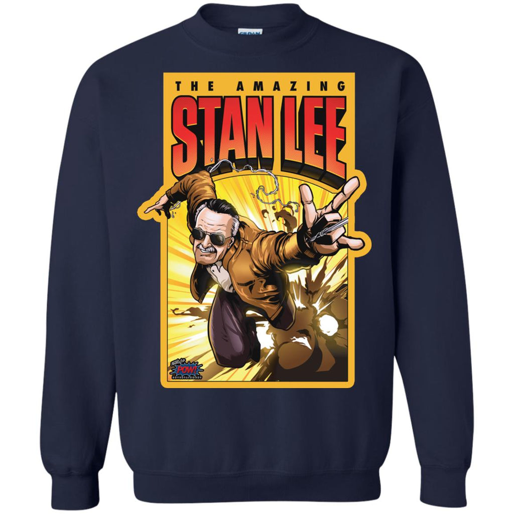 Pow - Entertainment's Amazing Stan Lee Unisex Crewneck Pullover Sweatshirt