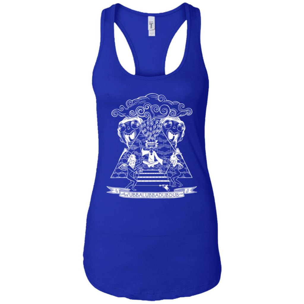 Rick And Morty Wubba Lubba Dub Dub Pyramid Women Tank