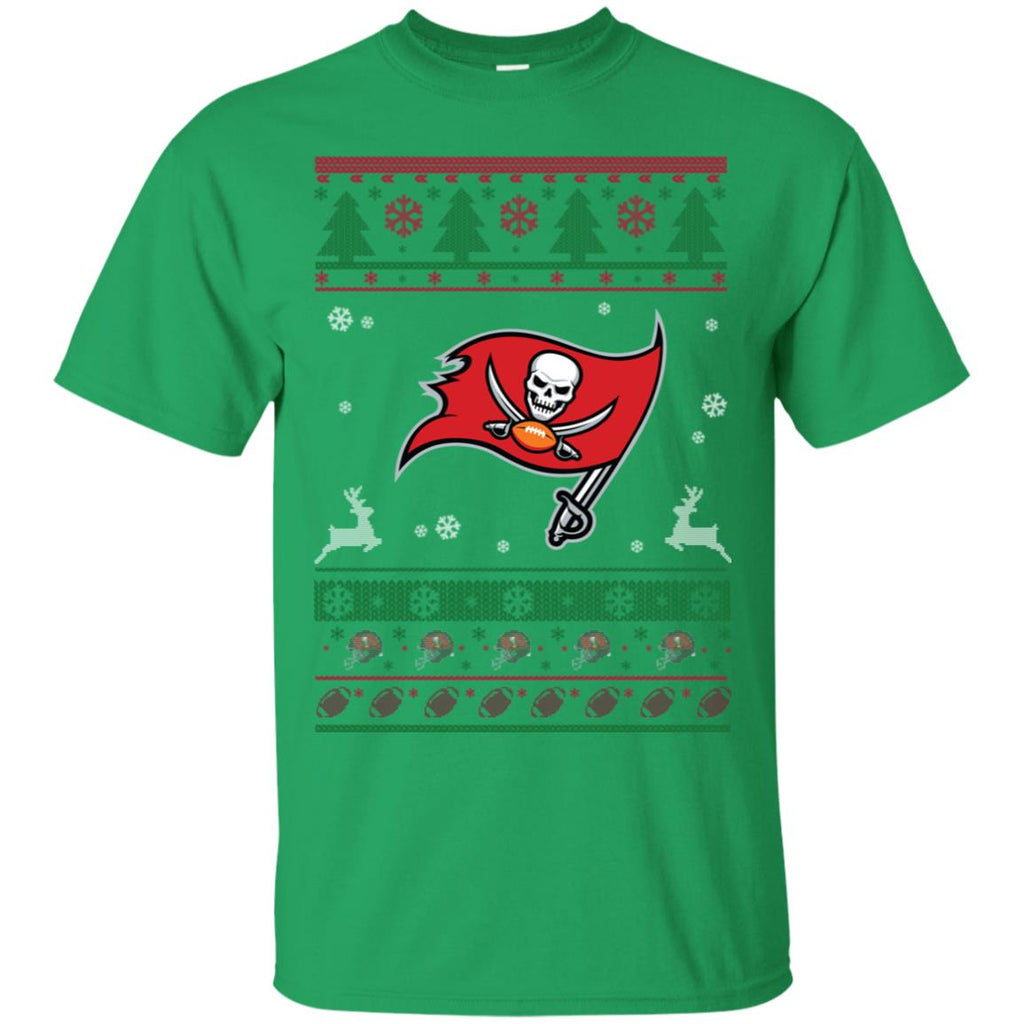 Tampa Bay Buccaneers Logo Football Teams Ugly Christmas Sweater Men T-Shirt
