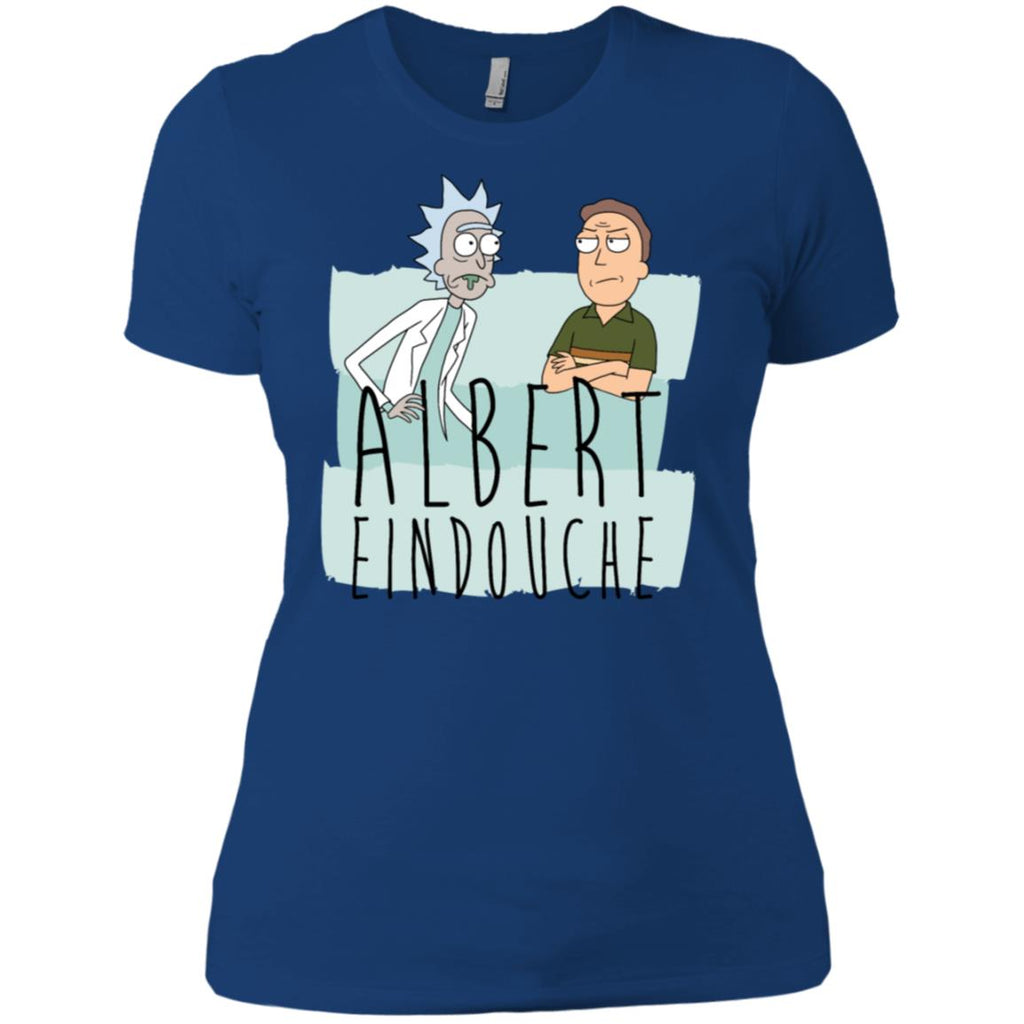 Rick And Morty Albert Eindouche Parody Women T-Shirt