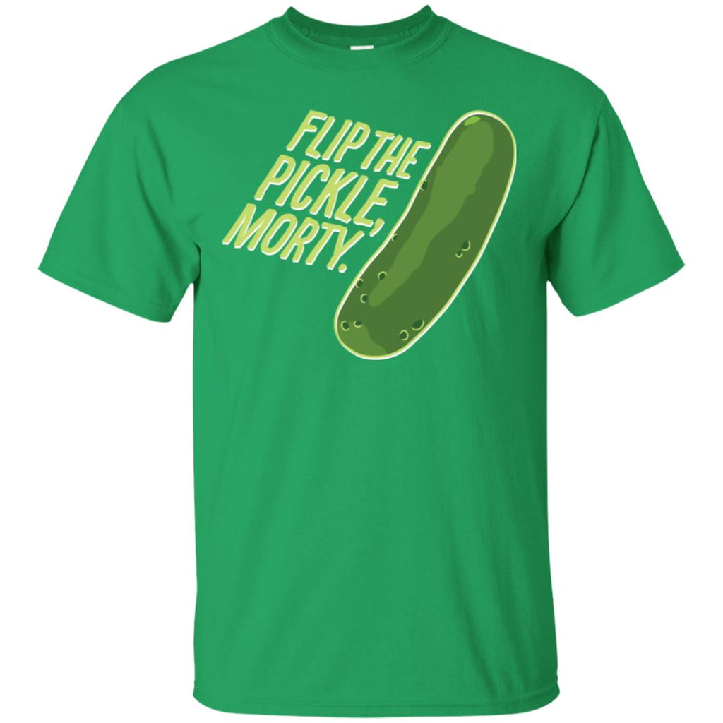 Rick And Morty Flip The Pickle Quote Men T-Shirt