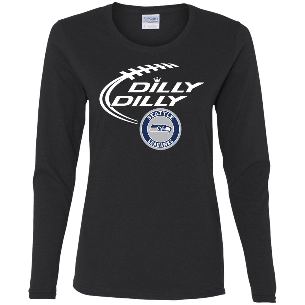Dilly Dilly Seatle Seahawk Nfl Football Women Long Sleeve Shirt