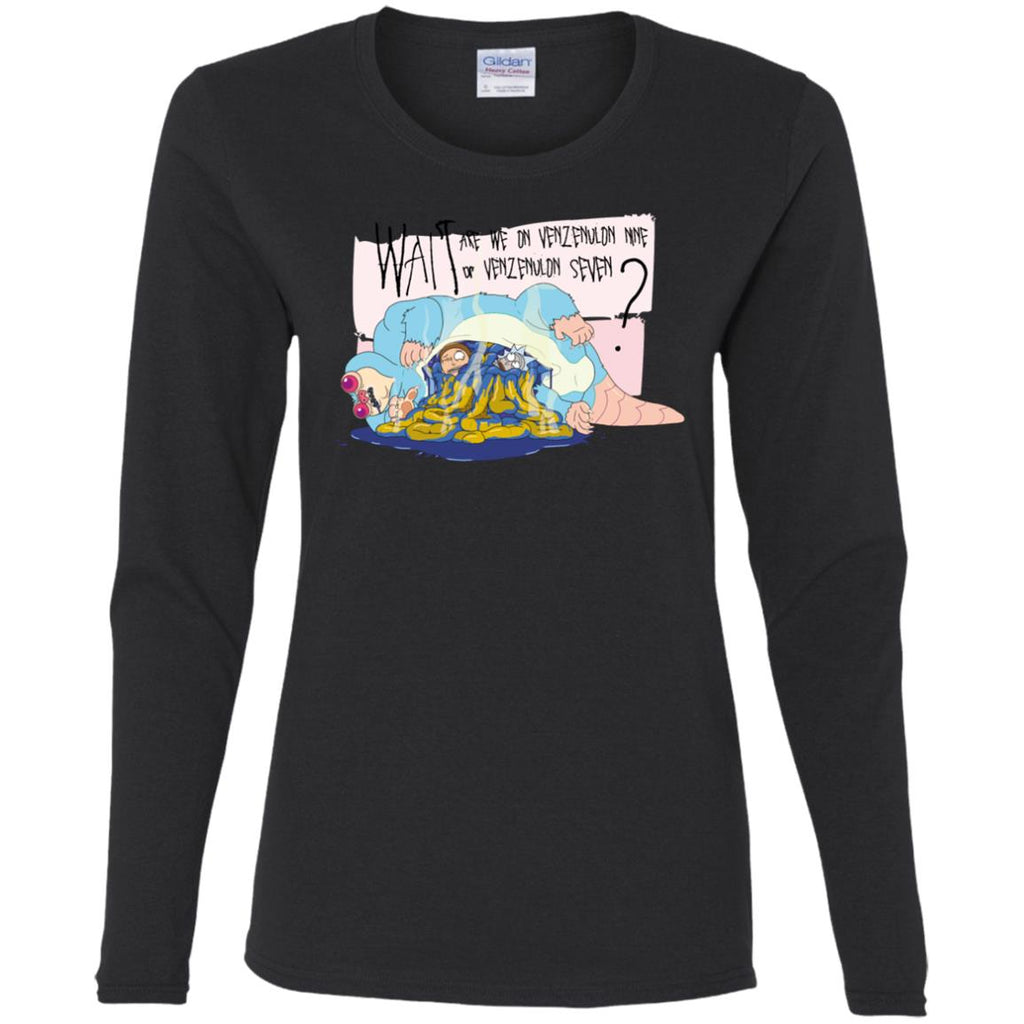 Ricky And Morty Which Venzenulon Are We On Women Long Sleeve Shirt