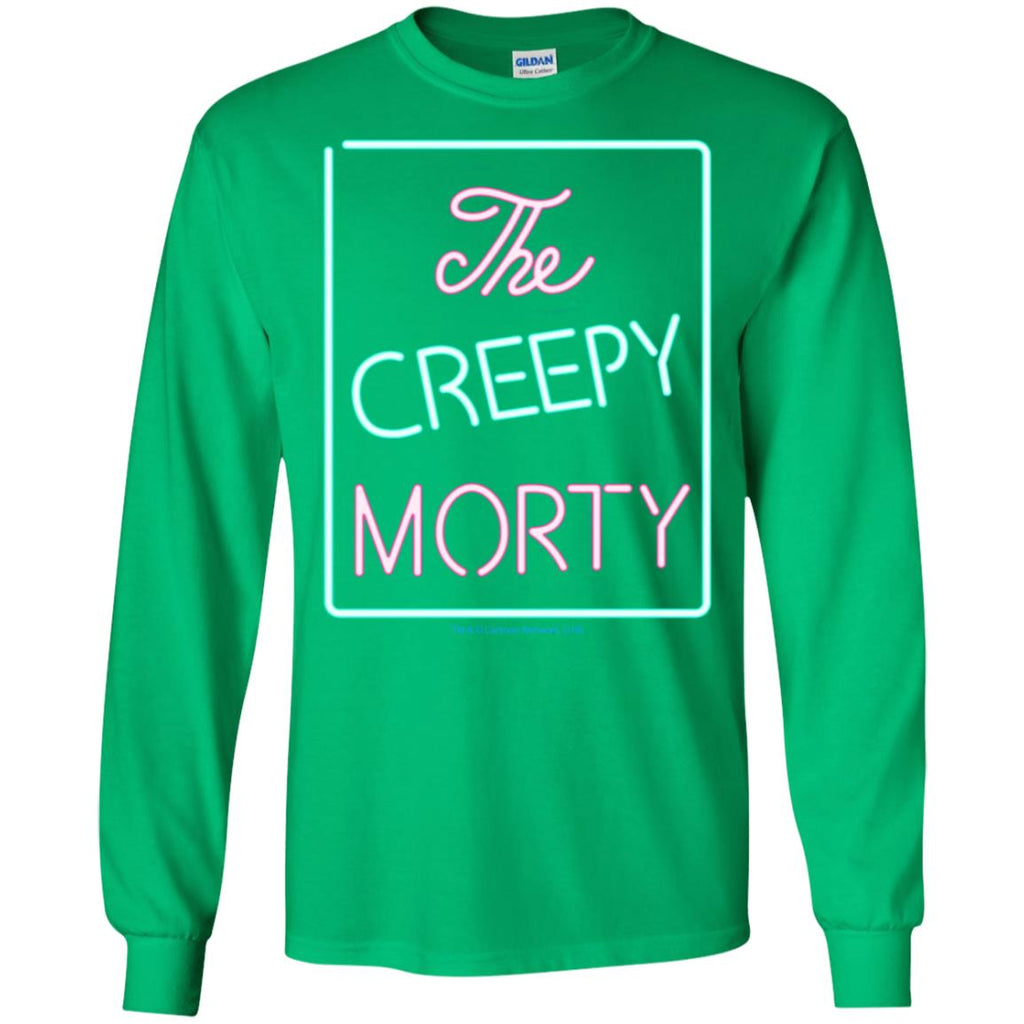 Rick And Morty The Creepy Morty Men Long SLeeve Shirt