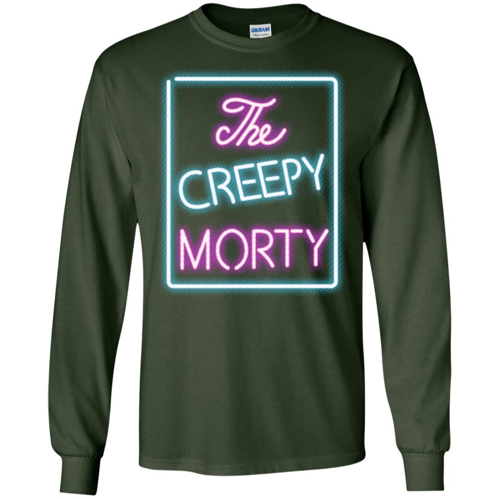 Rick And Morty The Creepy Morty Club Men Long SLeeve Shirt