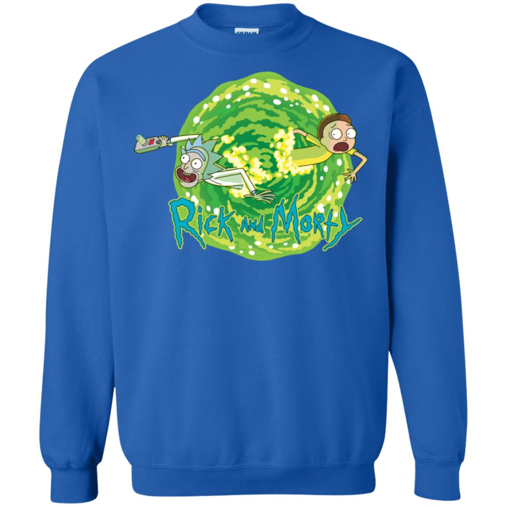 Rick And Morty Multidimensional Travel Unisex Crewneck Pullover Sweatshirt