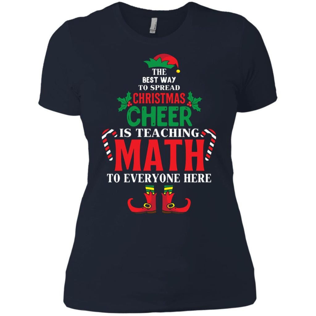 Christmas Cheer Is Teaching Math Women T-Shirt