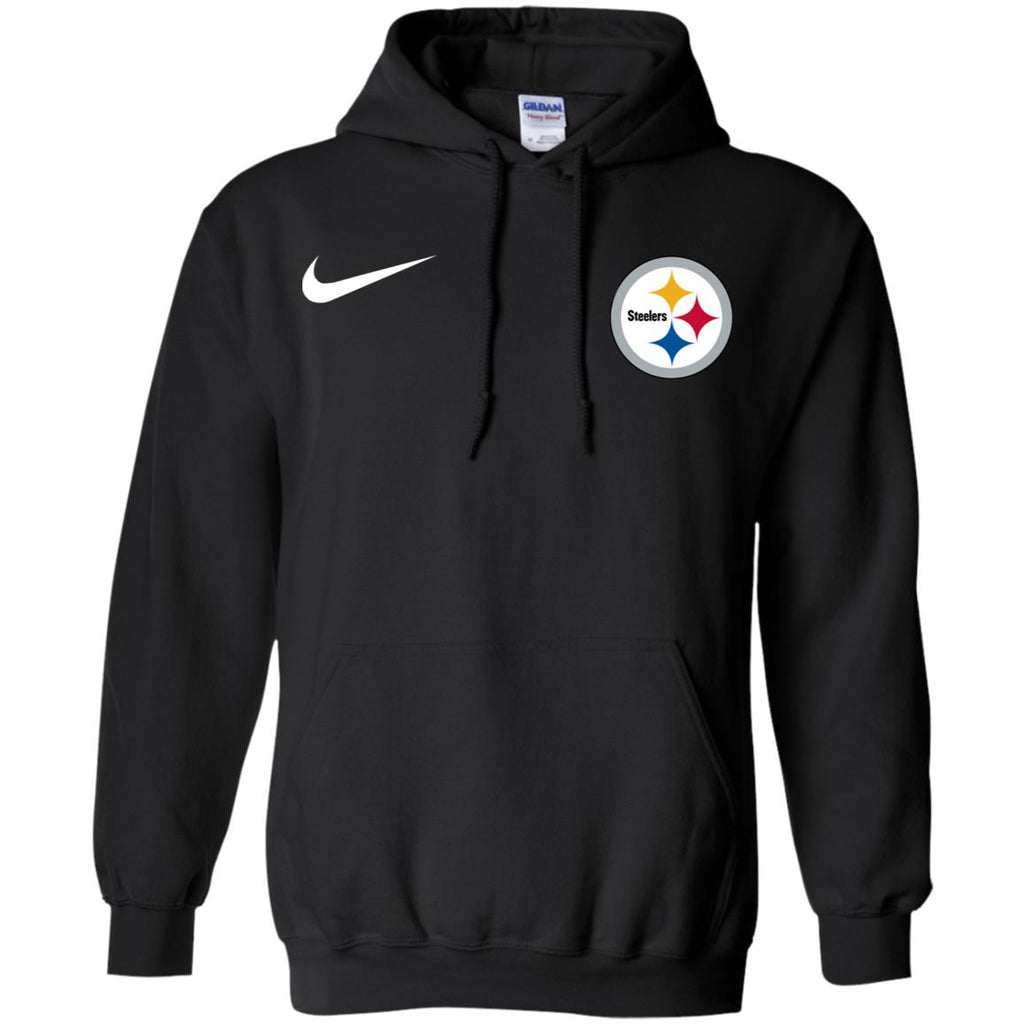 Nike Pittsburgh Steelers Logo Nfl Football Men Pullover Hoodie