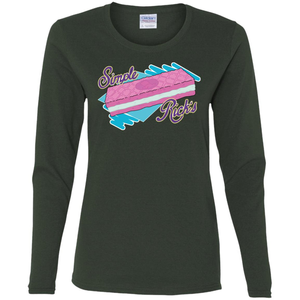 Rick And Morty Simple Rick's Wafer Cookie Women Long Sleeve Shirt