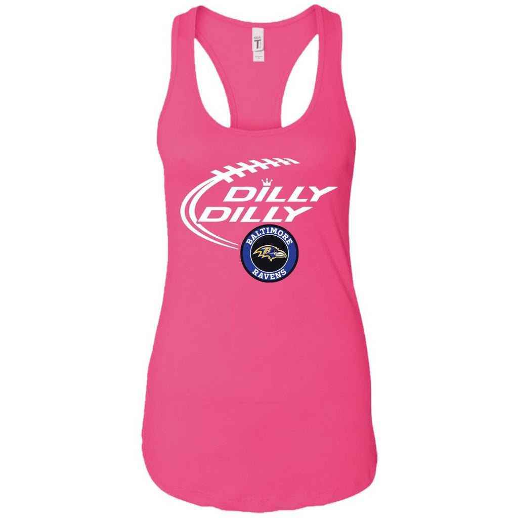 Dilly Dilly Baltimore Ravens Nfl Football Women Tank